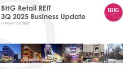 3Q 2025 Business Updates